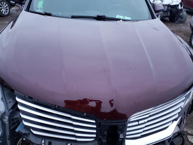 2LMPJ8LR0HBL38738 - 2017 LINCOLN MKX RESERVE برغندي صورة 11