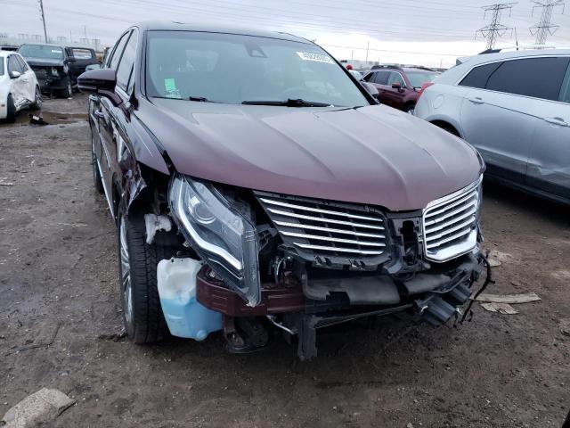 2LMPJ8LR0HBL38738 - 2017 LINCOLN MKX RESERVE برغندي صورة 5