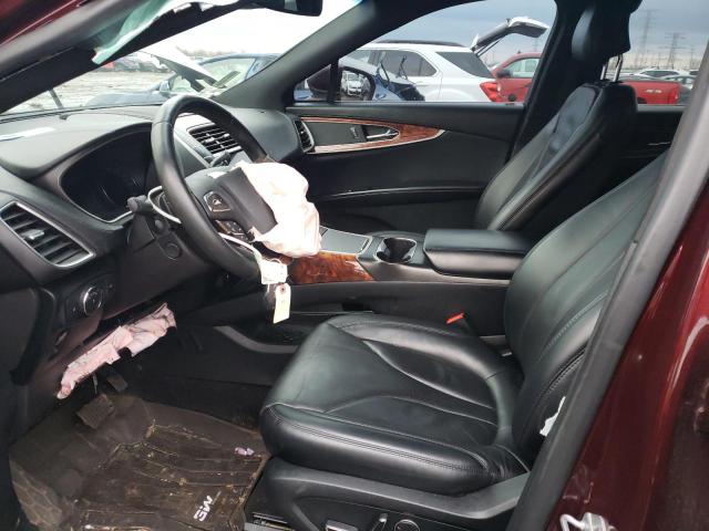 2LMPJ8LR0HBL38738 - 2017 LINCOLN MKX RESERVE برغندي صورة 7
