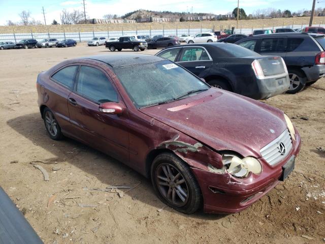 8WDBRN40J73A43411 - 2003 MERCEDES-BENZ C-CLASS MAROON photo 4