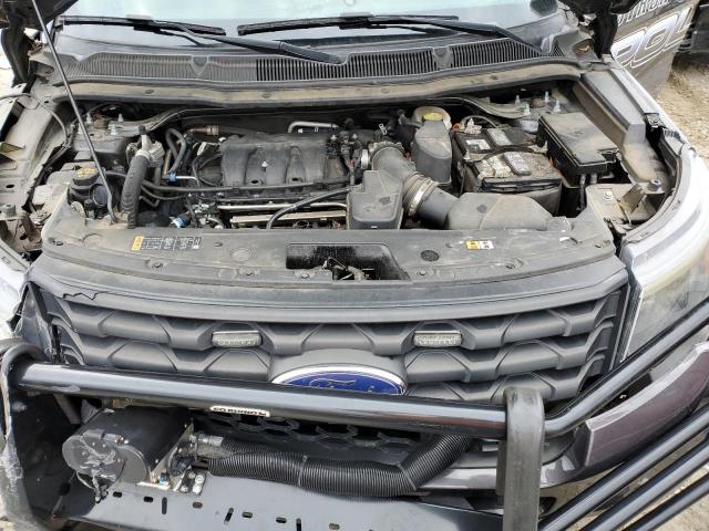 1FM5K8AR1HGC24551 - 2017 FORD EXPLORER POLICE INTERCEPTOR CHARCOAL photo 12
