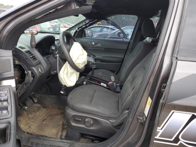 1FM5K8AR1HGC24551 - 2017 FORD EXPLORER POLICE INTERCEPTOR CHARCOAL photo 7