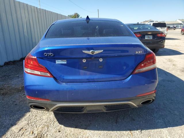 KMTG34LE0KU039642 - 2019 GENESIS G70 PRESTIGE BLUE photo 6