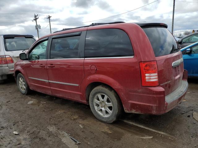 2A4RR5D10AR109511 - 2010 CHRYSLER TOWN & COU TOURING RED photo 2