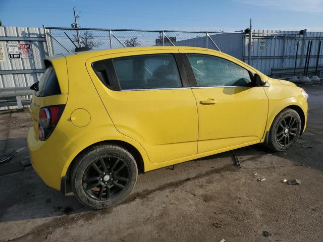 1G1JC6SB0F4196352 - 2015 CHEVROLET SONIC LT YELLOW photo 3