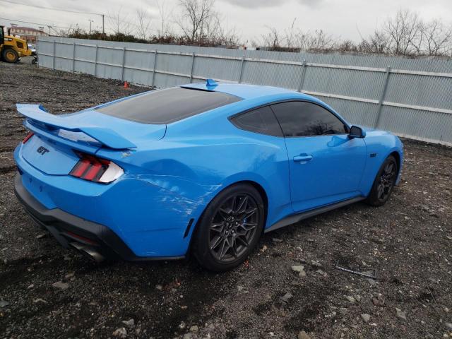 1FA6P8CF4R5408284 - 2024 FORD MUSTANG GT BLUE photo 3