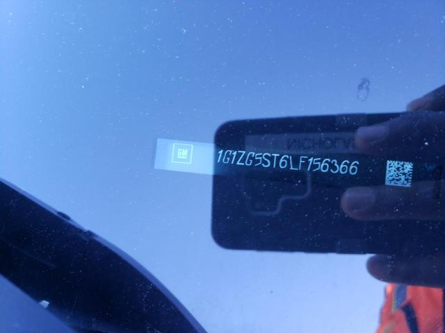 1G1ZG5ST6LF156366 - 2020 CHEVROLET MALIBU RS Argent photo 12