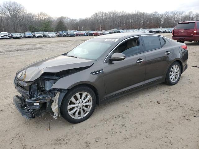 5XXGM4A73EG307674 - 2014 KIA OPTIMA LX GRAY photo 1