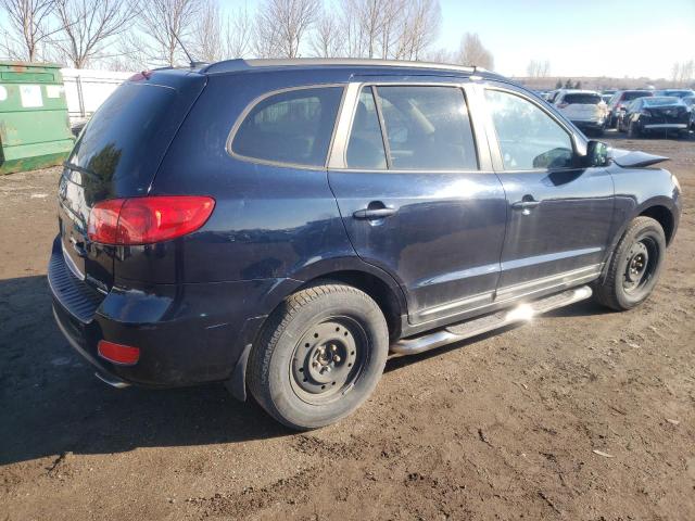 5NMSG13E59H306156 - 2009 HYUNDAI SANTA FE GL BLUE photo 3