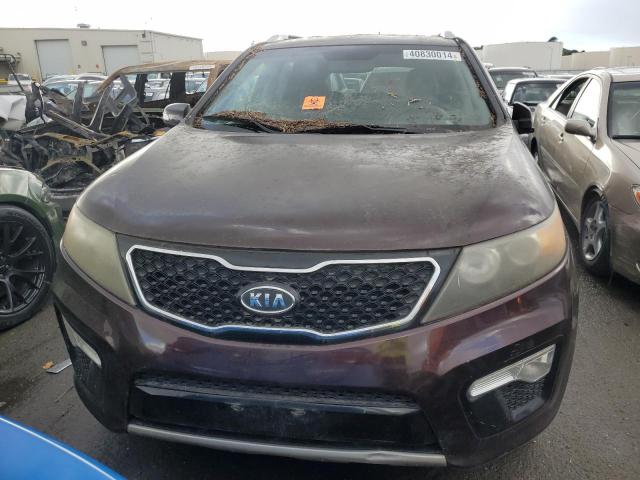 5XYKW4A28BG132290 - 2011 KIA SORENTO SX BURGUNDY photo 5