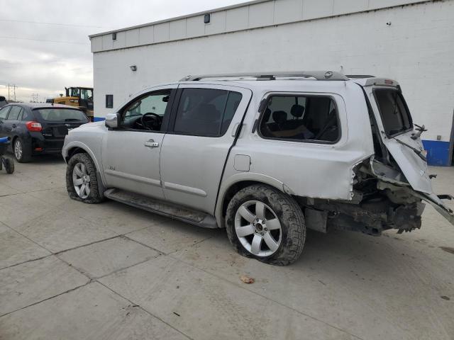 5N1AA08C68N606414 - 2008 NISSAN ARMADA SE GRAY photo 2