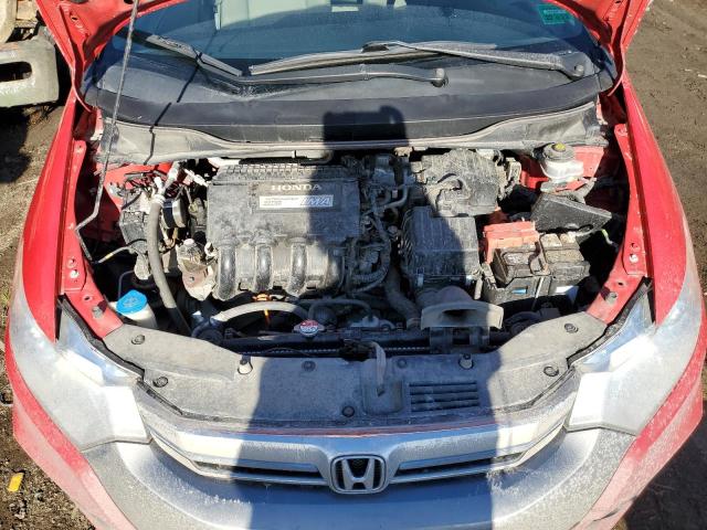 JHMZE2H3XCS006284 - 2012 HONDA INSIGHT RED photo 11