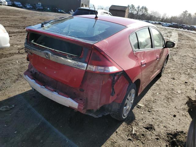 JHMZE2H3XCS006284 - 2012 HONDA INSIGHT RED photo 3