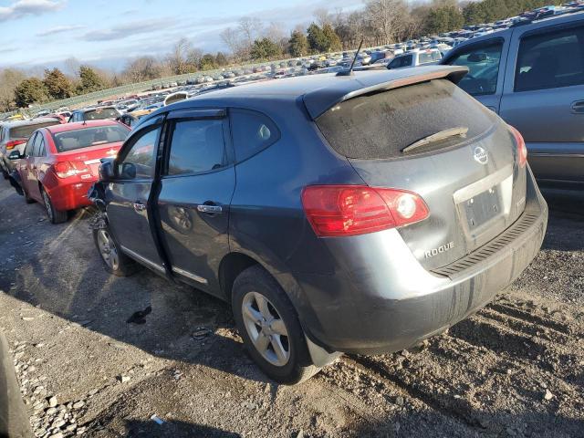 JN8AS5MTXDW504515 - 2013 NISSAN ROGUE S GRAY photo 2