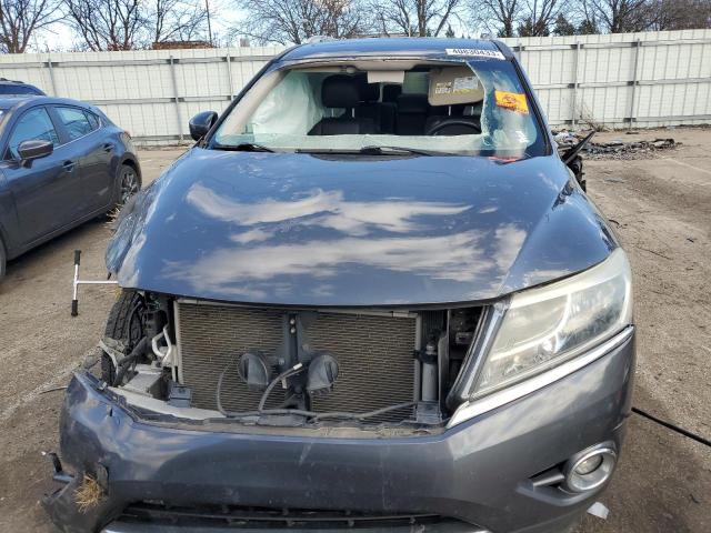 5N1AR2MM0DC624688 - 2013 NISSAN PATHFINDER S GRAY photo 5