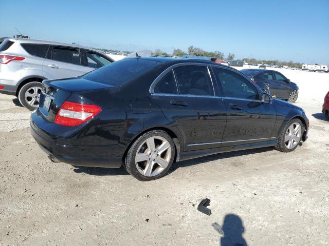 WDDGF5EB4BA508284 - 2011 MERCEDES-BENZ C 300 BLACK photo 3