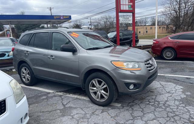 5XYZHDAG3BG029749 - 2011 HYUNDAI SANTA FE SE GRAY photo 1