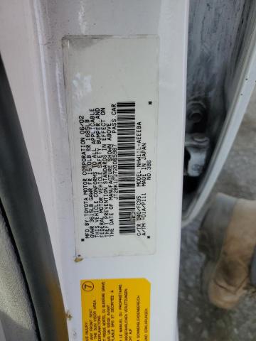 JT2BK18U720065987 - 2002 TOYOTA PRIUS WHITE photo 12