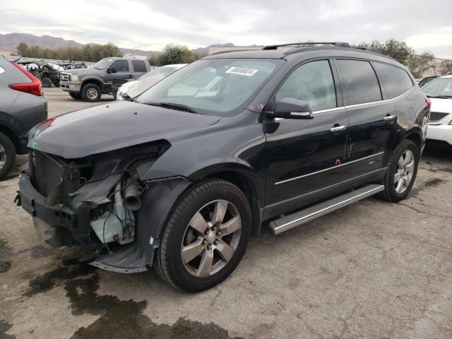 1GNKRLEDXBJ133400 - 2011 CHEVROLET TRAVERSE LTZ BLACK photo 1