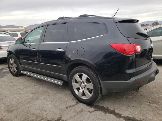 1GNKRLEDXBJ133400 - 2011 CHEVROLET TRAVERSE LTZ BLACK photo 2