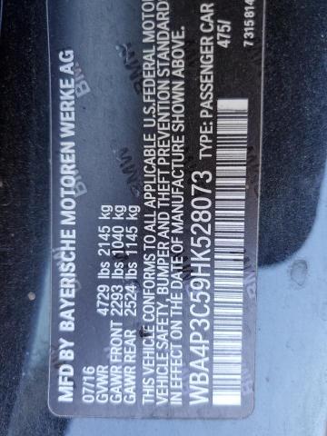 WBA4P3C59HK528073 - 2017 BMW 440XI BLACK photo 13