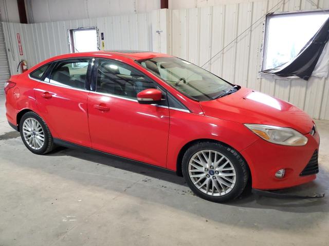 1FAHP3H25CL338816 - 2012 FORD FOCUS SEL RED photo 4