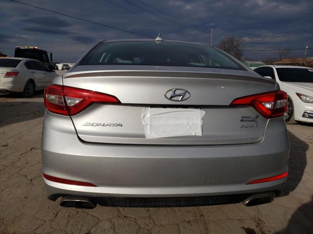 5NPE34AF2GH269637 - 2016 HYUNDAI SONATA SPORT SILVER photo 6