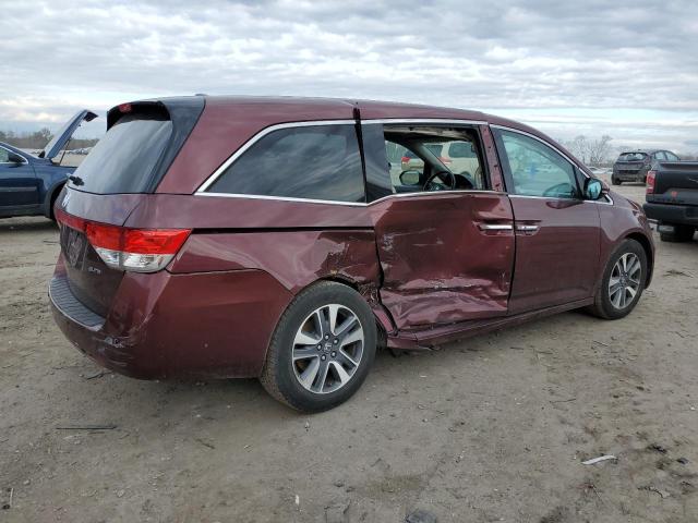 5FNRL5H94GB106767 - 2016 HONDA ODYSSEY TOURING BURGUNDY photo 3