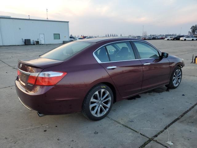 1HGCR2F53DA028118 - 2013 HONDA ACCORD SPORT BURGUNDY photo 3