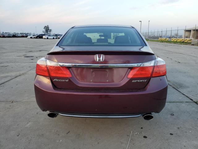 1HGCR2F53DA028118 - 2013 HONDA ACCORD SPORT BURGUNDY photo 6