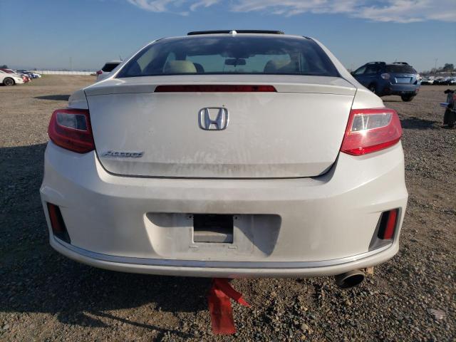 1HGCT1B85EA002889 - 2014 HONDA ACCORD EXL WHITE photo 6