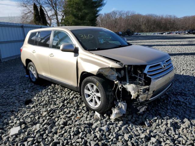 5TDBK3EH1DS243256 - 2013 TOYOTA HIGHLANDER BASE BEIGE photo 4