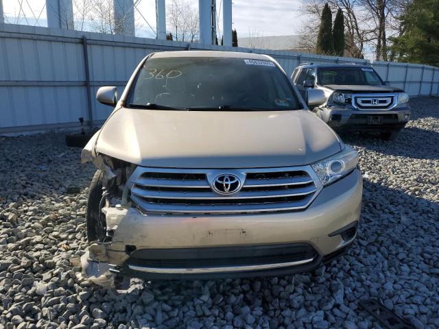 5TDBK3EH1DS243256 - 2013 TOYOTA HIGHLANDER BASE بيج صورة 5