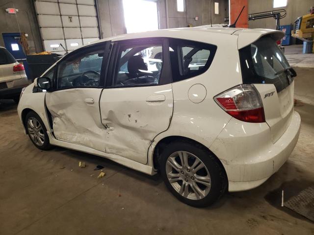 JHMGE88499S026893 - 2009 HONDA FIT SPORT WHITE photo 2