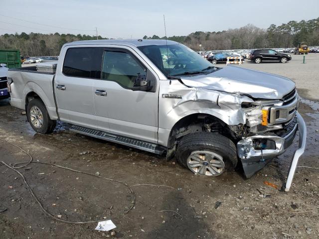 1FTEW1C50JFC80762 - 2018 FORD F150 SUPERCREW SILVER photo 4