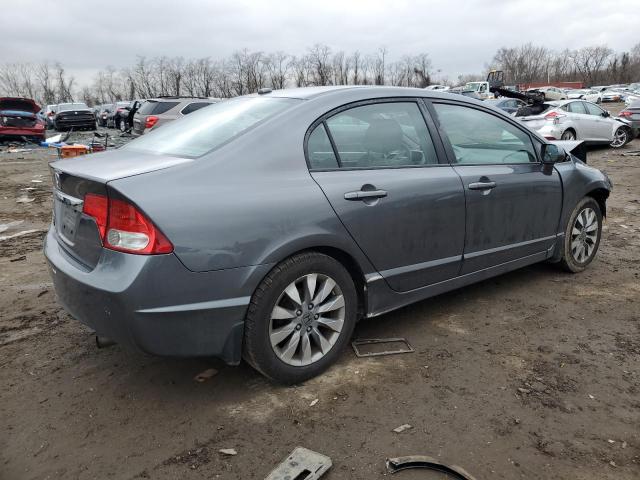 19XFA1F82AE013853 - 2010 HONDA CIVIC EX GRAY photo 3