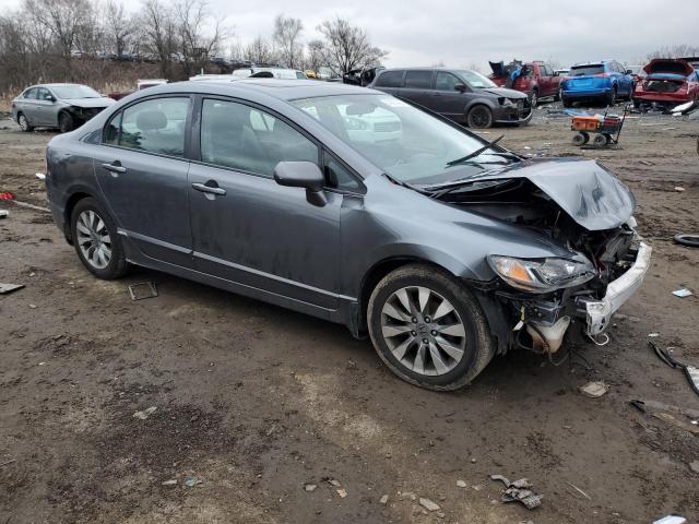 19XFA1F82AE013853 - 2010 HONDA CIVIC EX GRAY photo 4