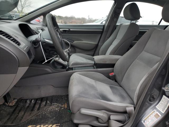 19XFA1F82AE013853 - 2010 HONDA CIVIC EX GRAY photo 7