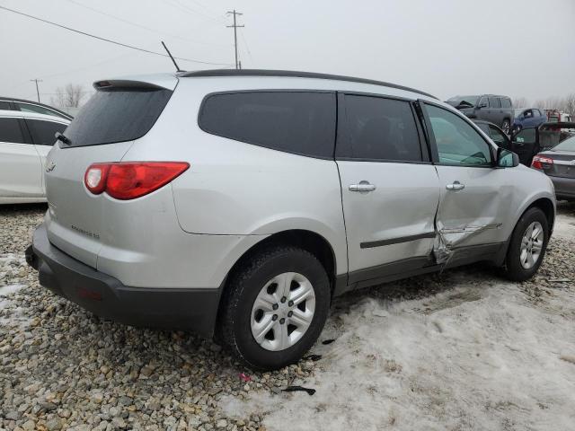 1GNLREED6AS131443 - 2010 CHEVROLET TRAVERSE LS SILVER photo 3