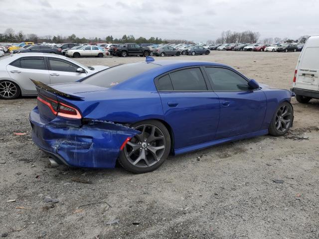 2C3CDXCT9KH526727 - 2019 DODGE CHARGER R/T BLUE photo 3