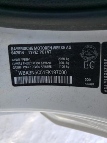 WBA3N5C51EK197000 - 2014 BMW 428 XI WHITE photo 13