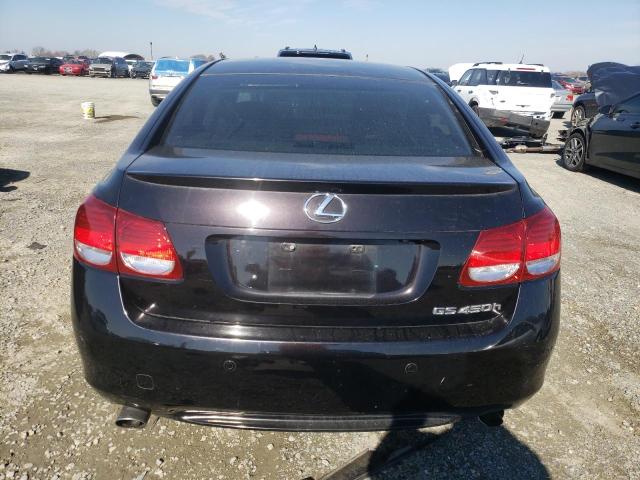 JTHBC96S475003301 - 2007 LEXUS GS 450H BLACK photo 6