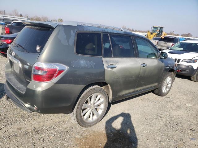 JTEEW44A082006343 - 2008 TOYOTA HIGHLANDER HYBRID LIMITED GREEN photo 3