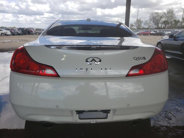 JN1CV6EK8FM871177 - 2015 INFINITI Q60 JOURNEY WHITE photo 6