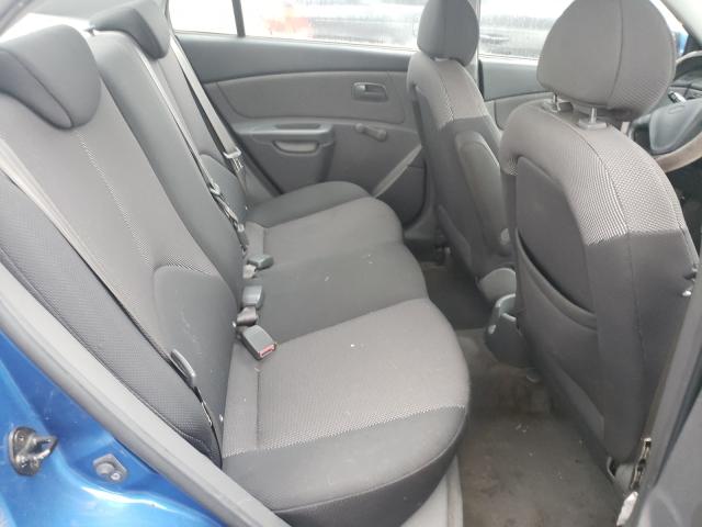 KNADE123466162362 - 2006 KIA RIO BLUE photo 6