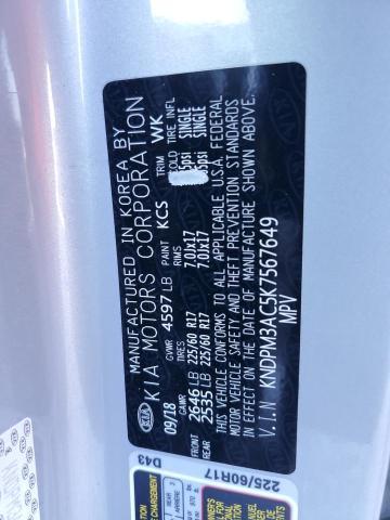 KNDPM3AC5K7567649 - 2019 KIA SPORTAGE LX SILVER photo 13