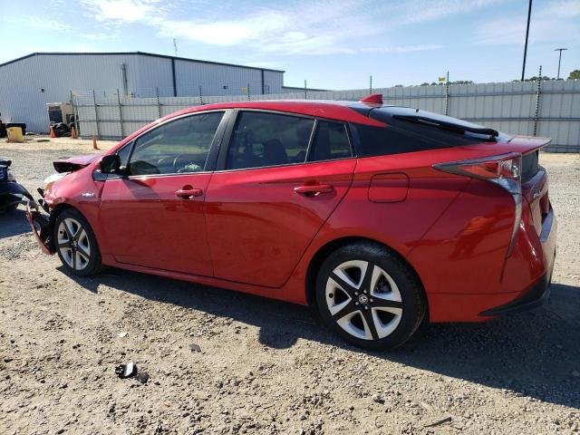 JTDKARFU9G3505418 - 2016 TOYOTA PRIUS RED photo 2