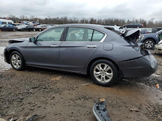 1HGCR2F36DA004118 - 2013 HONDA ACCORD LX GRAY photo 2