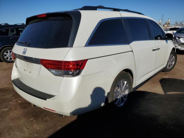 5FNRL5H41EB077665 - 2014 HONDA ODYSSEY EX WHITE photo 3