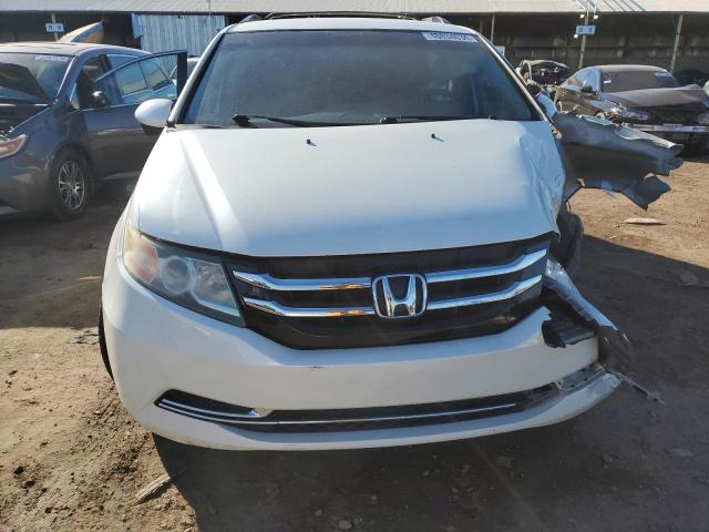 5FNRL5H41EB077665 - 2014 HONDA ODYSSEY EX WHITE photo 5